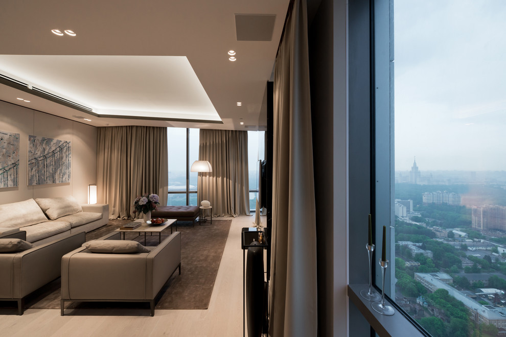 Интерьер апартаментов на 47 этаже