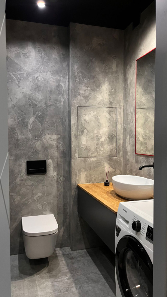 Штукатурка микроцемент ITALICA ANTICO MURO для ванной комнаты