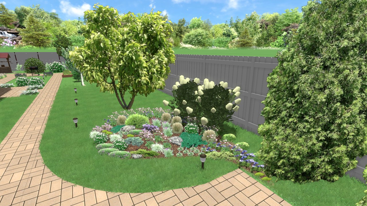 3D ландшафтный проект 1500 руб./сотка + все планы и чертежи