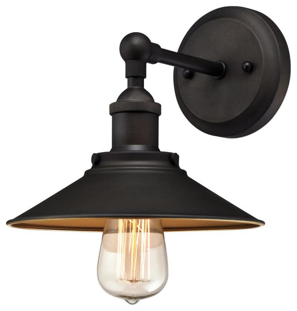 Westinghouse 6335500 LOUIS 1 Light 8-9/16" Tall Wall Sconce - Oil Rubbed Bronze