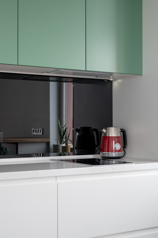 Светлая стильная кухня