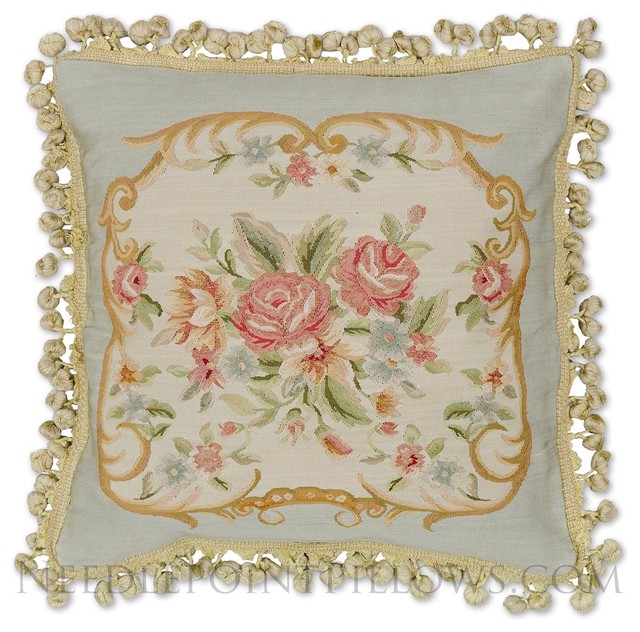 French Tapestry Aubusson Pillow