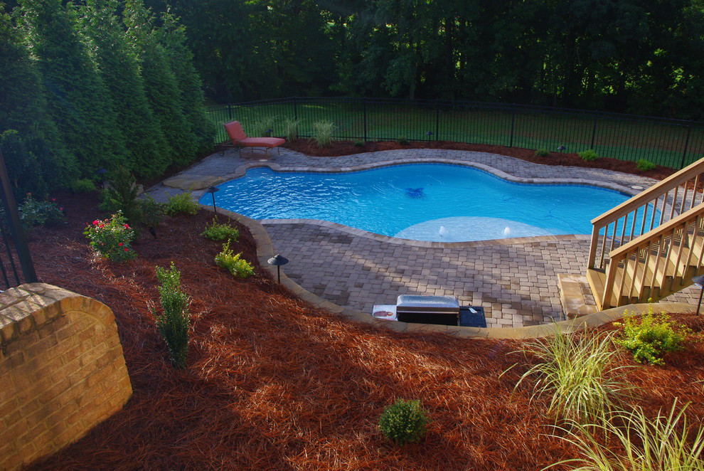 Pool - contemporary pool idea in Raleigh