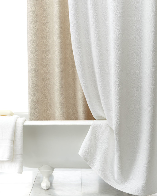 "Vienna" Shower Curtain - WHITE