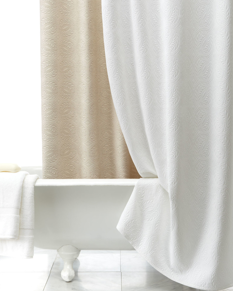 "Vienna" Shower Curtain - WHITE