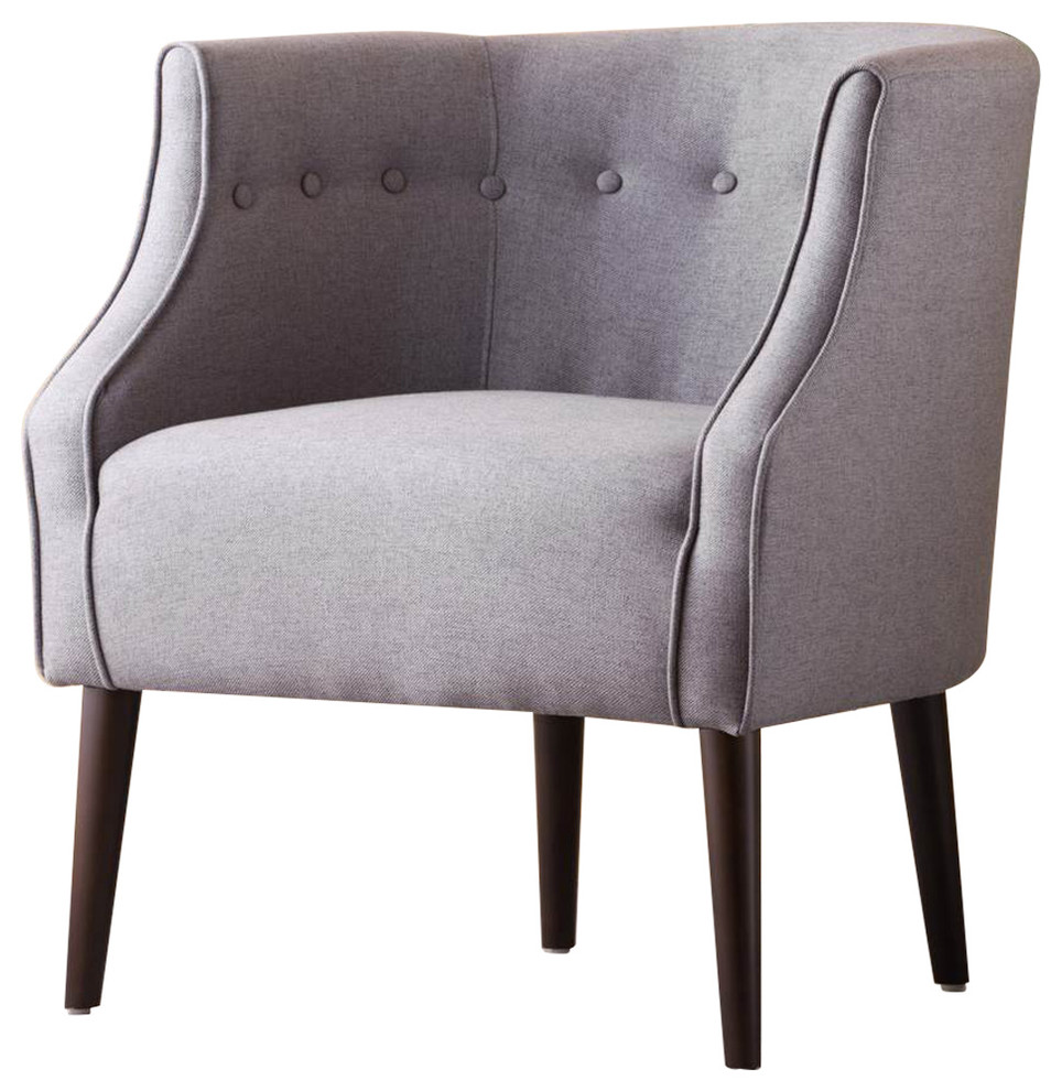 26.5 in. Upholstered Fabric Club Chair