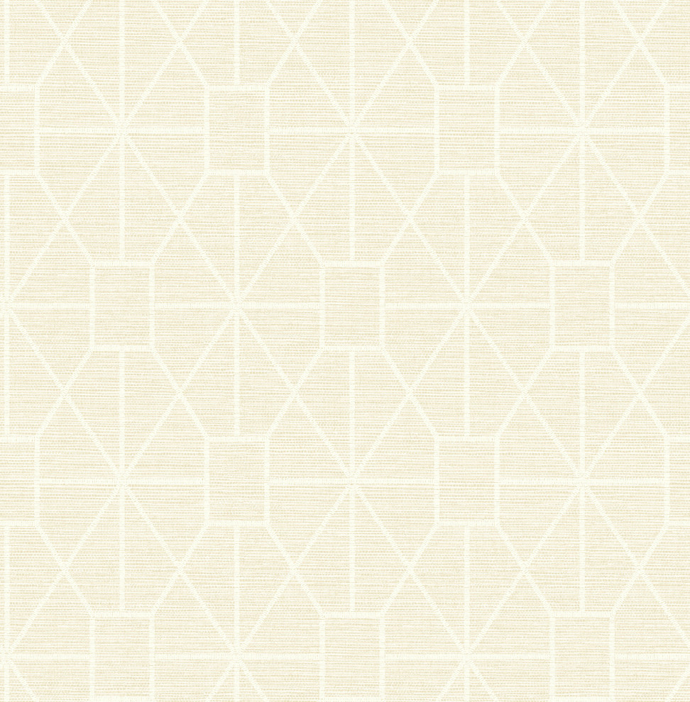 Stevenson Cream Trellis Wallpaper Sample