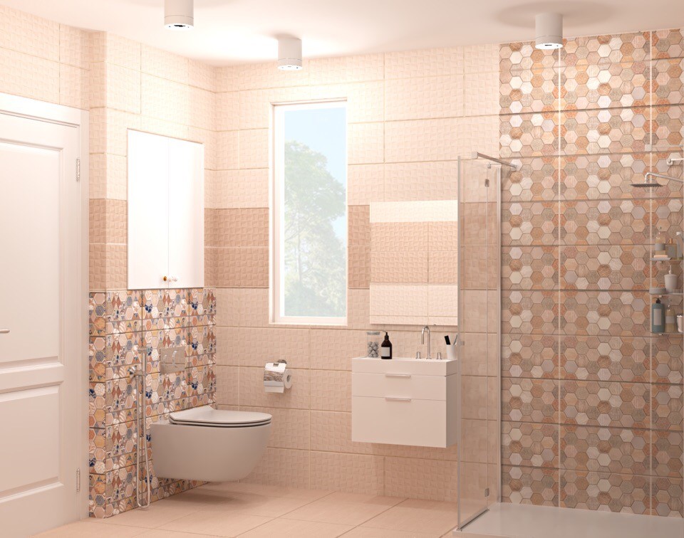 Ванная комната в загородном доме