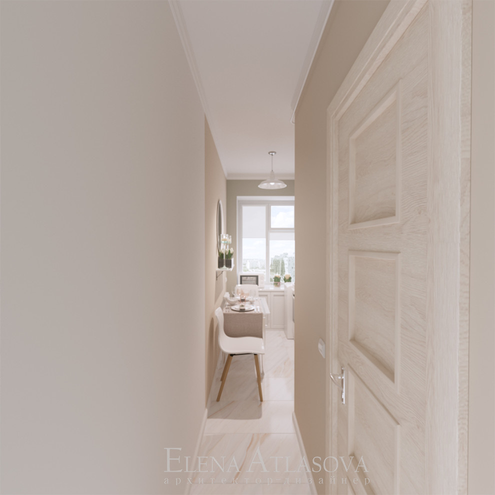 2 варианта дизайна маленькой кухни