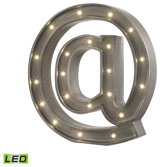 Strudl LED Table Lamp, Sewell Gray Contemporary Table Lamps by