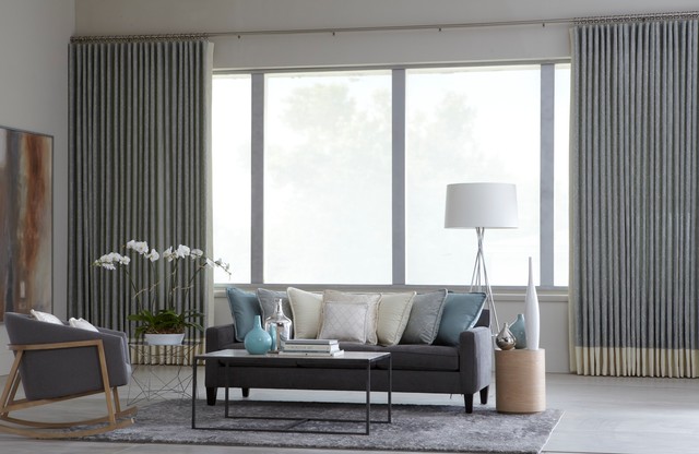 Drapes contemporaneo-salon