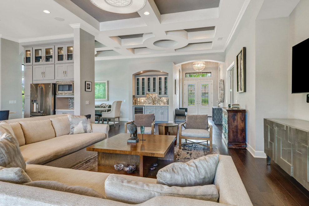 Home design - transitional home design idea in Denver