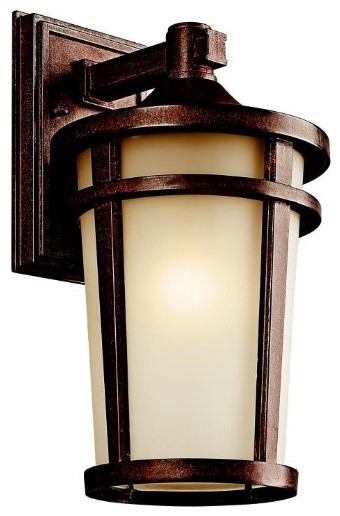 Kichler Energy Efficient Atwood Brownstone 17.75" LED Outdoor Wall Lantern