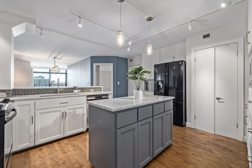 Kitchen Remodel Blue