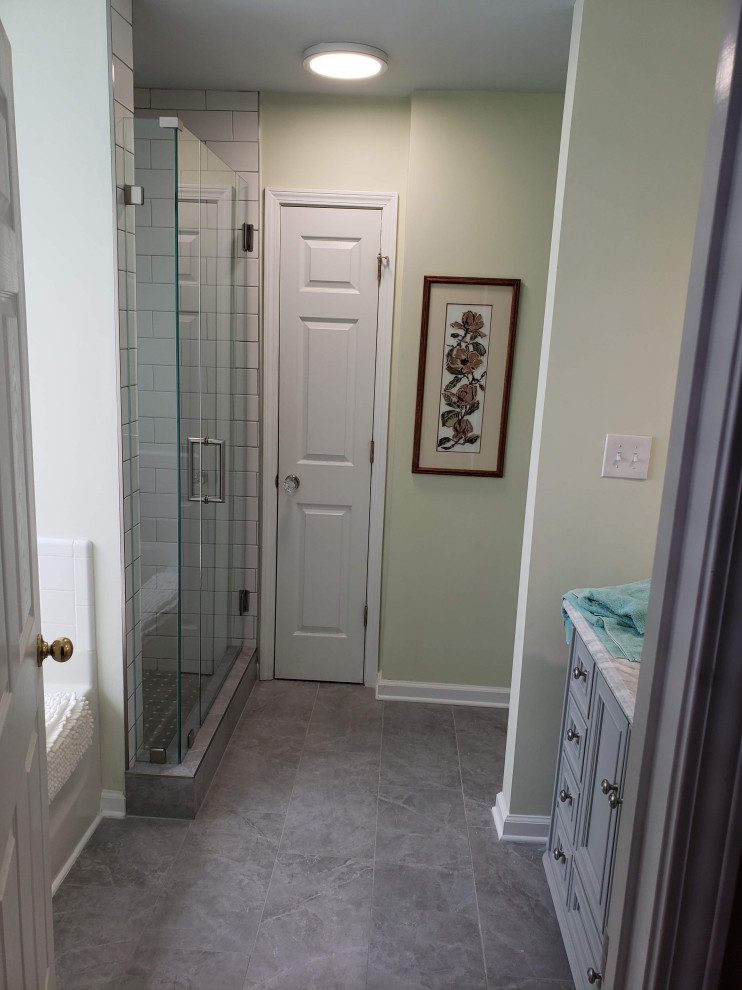 Transitional Master Bath & Powder Room Remodel