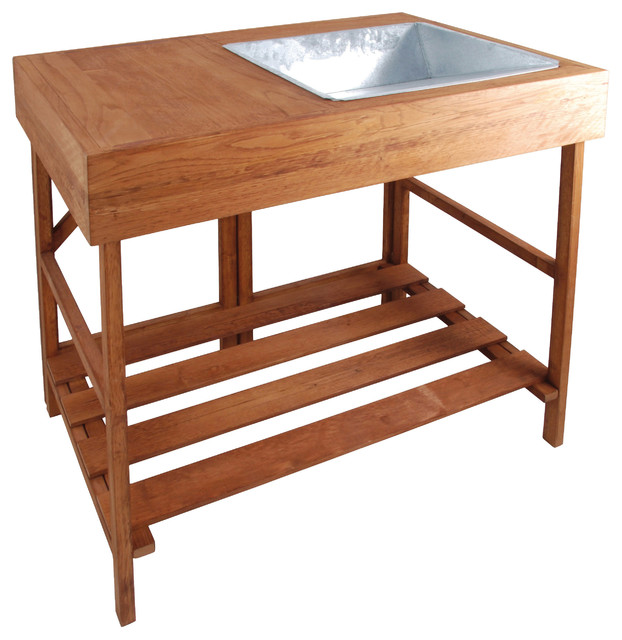 Hardwood Potting Table