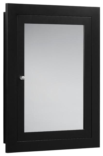 Ronbow Frederick 24 X32 Solid Wood Framed Bathroom Medicine Cabinet Ronbow Frederick 24 X32 Solid Wood Framed Bathroom Medicine Cabinet Black