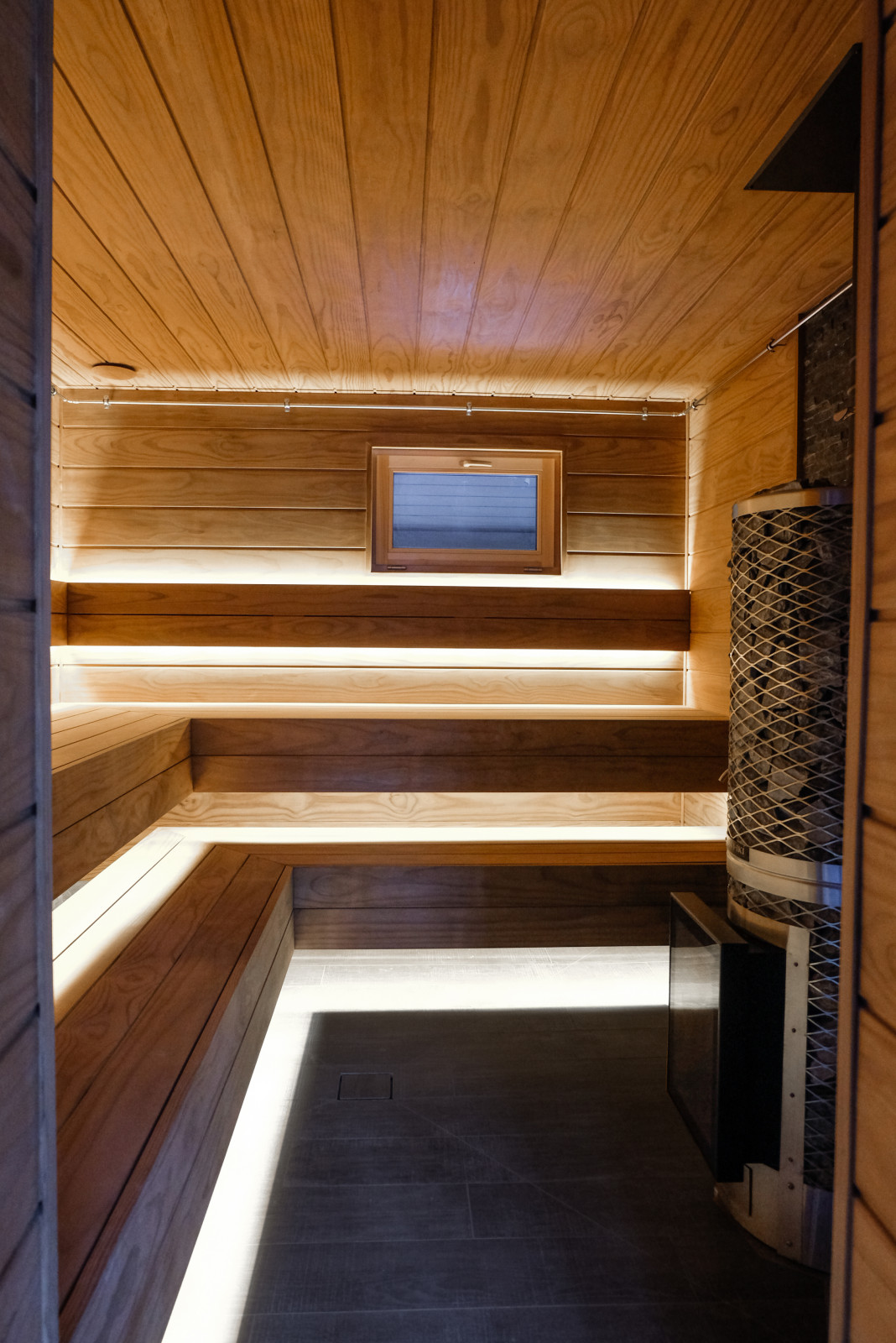 Современный хаммам и сауна в частном доме