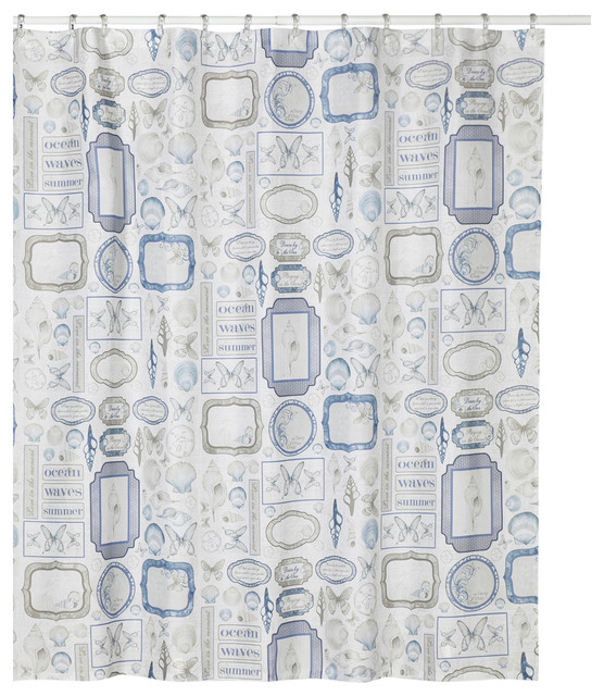 Seaside Shower Curtain Beach Style Curtains By Creative Seaside Shower Curtain Beach Style Curtains By Creative Bath S Inc