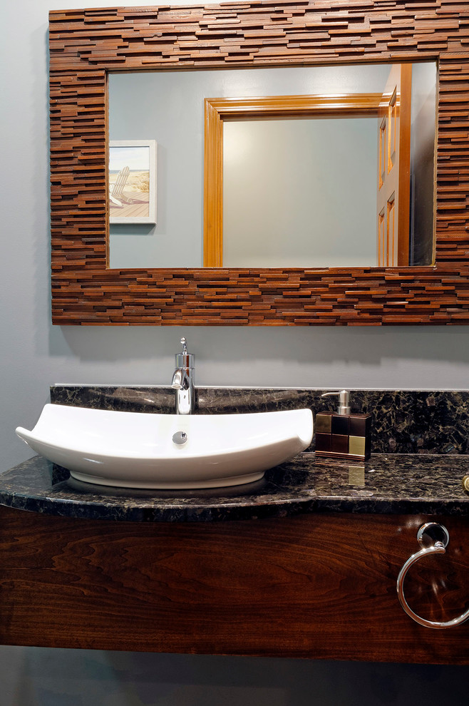Inspiration for a transitional bathroom remodel in Columbus