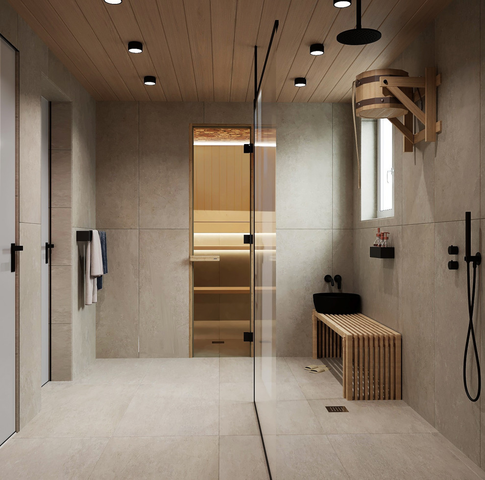 Баня в частном доме.