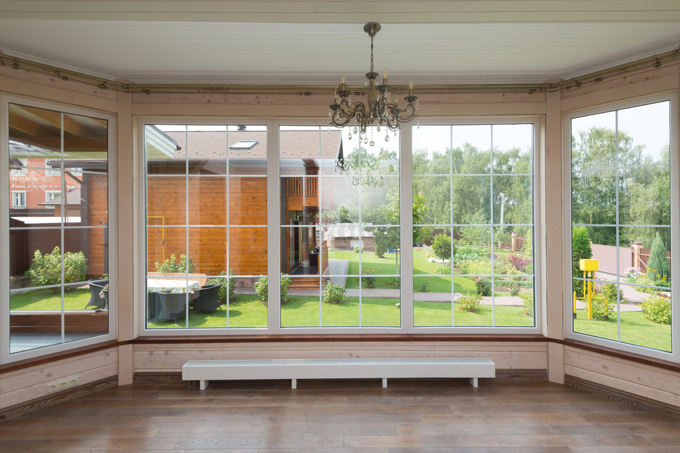 Дом из клееного бруса по индивидуальному проекту в д.Жабкино