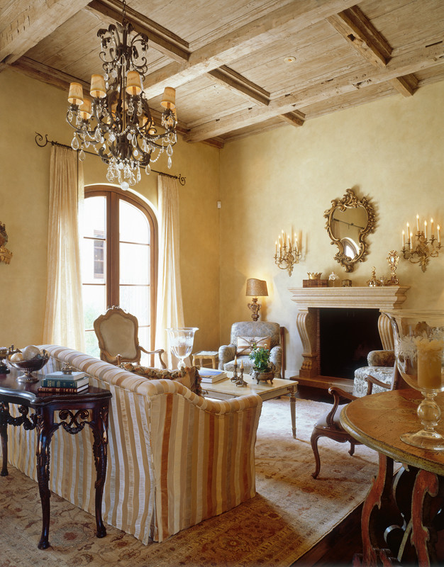 Inspiration for a mediterranean living room in San Diego.