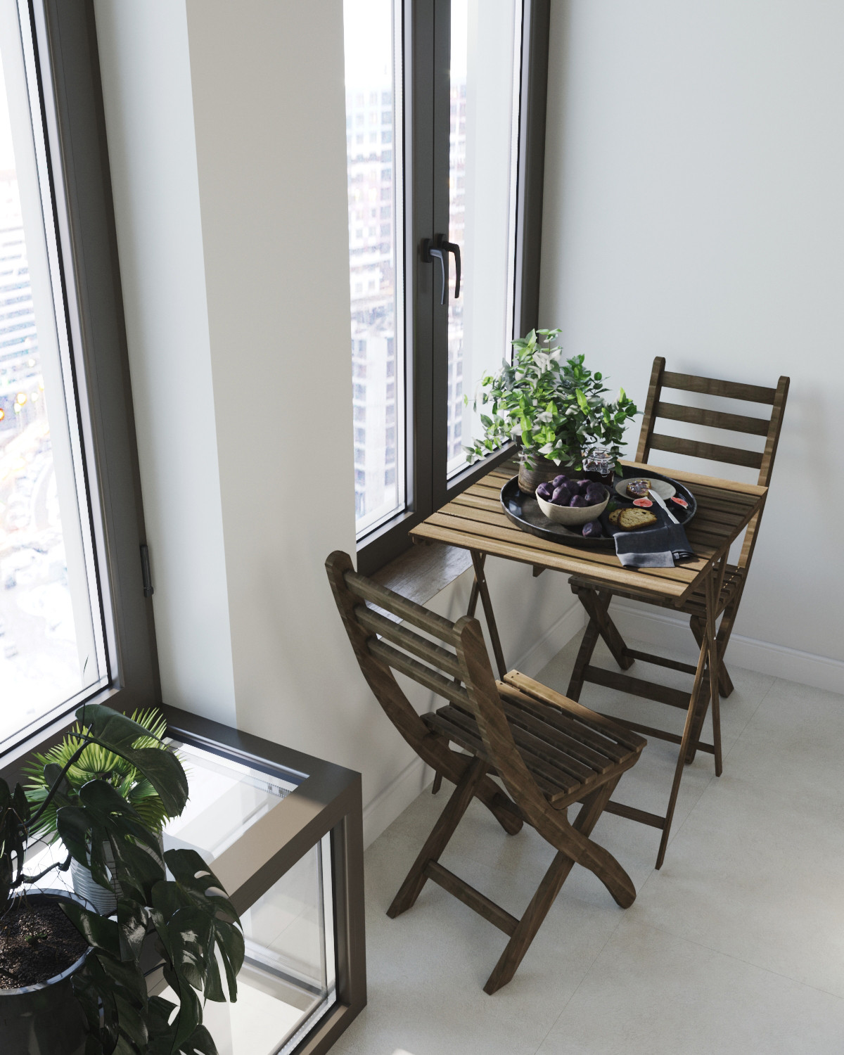 Под тенью пальмы на берегу Финского залива