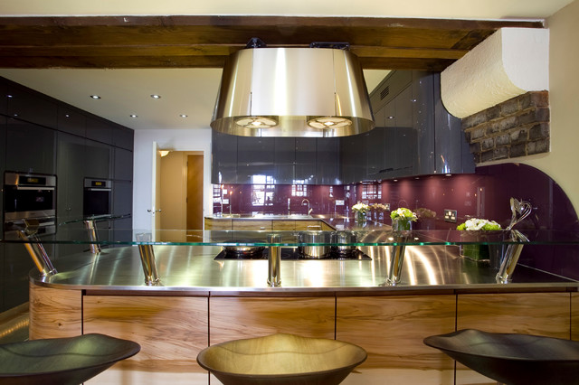 Wapping E1W: City Pied &agrave; Terre contemporary-koek