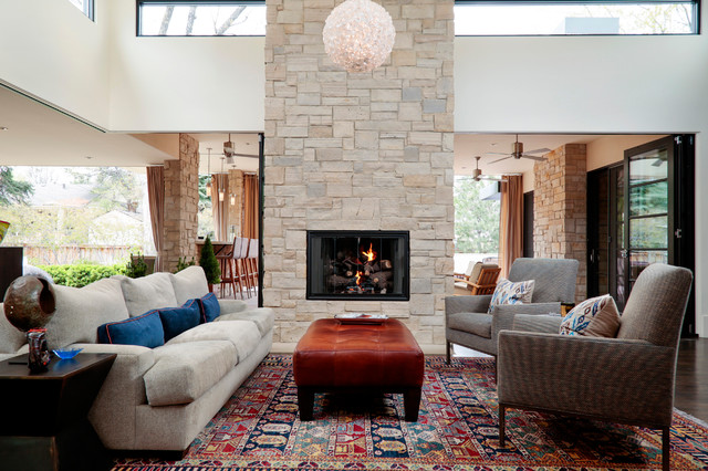 Living Spaces contemporary-vardagsrum