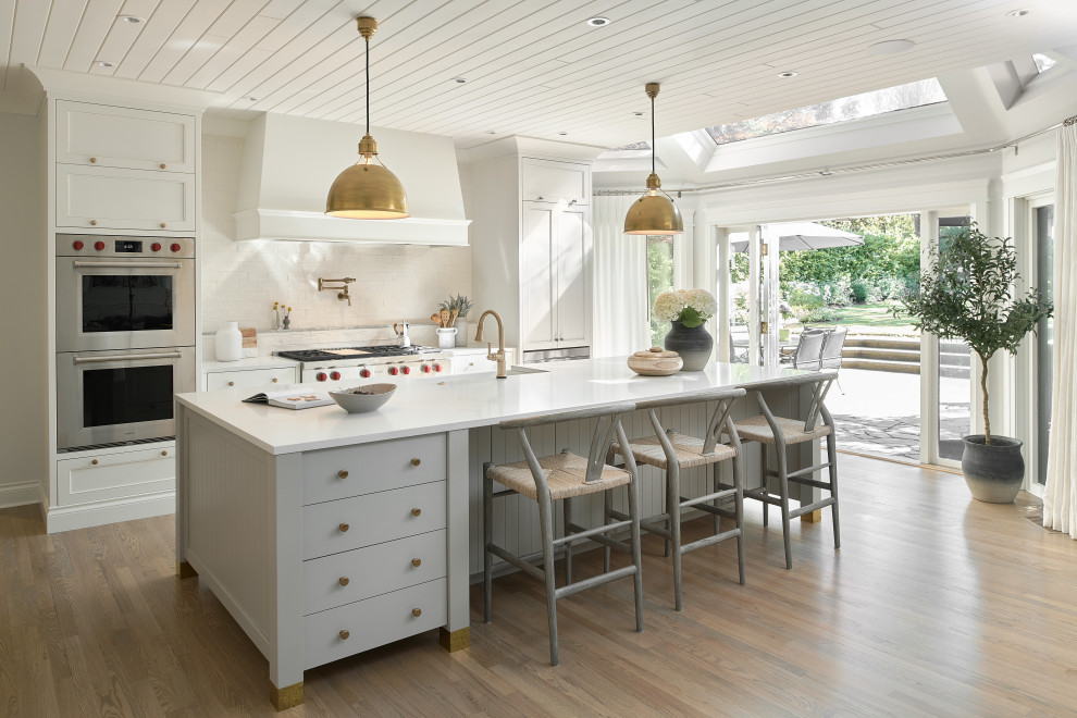 Photo of a beach style kitchen in Vancouver.