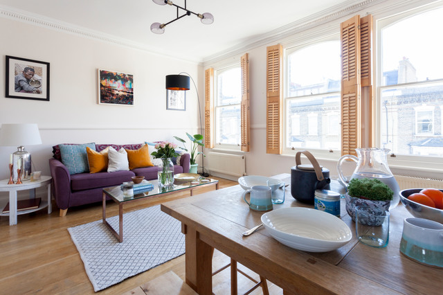 A Scandinavian Styled Space nyklassisk-dagligstue