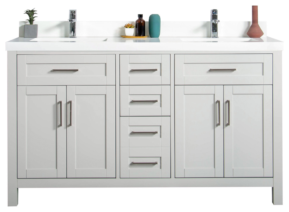 Willow Collections Cambridge Bathroom Vanity Set Transitional