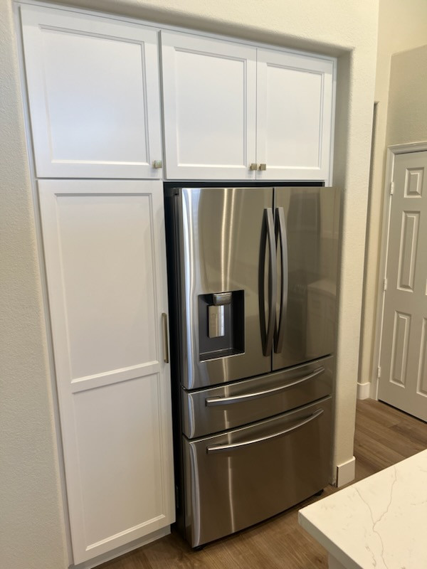 White Shaker Style Kitchen Reface