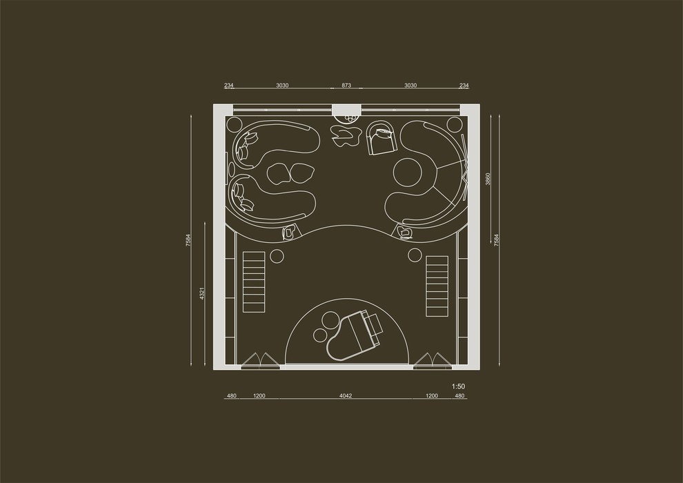 Дизайн-проект гостиной комнаты