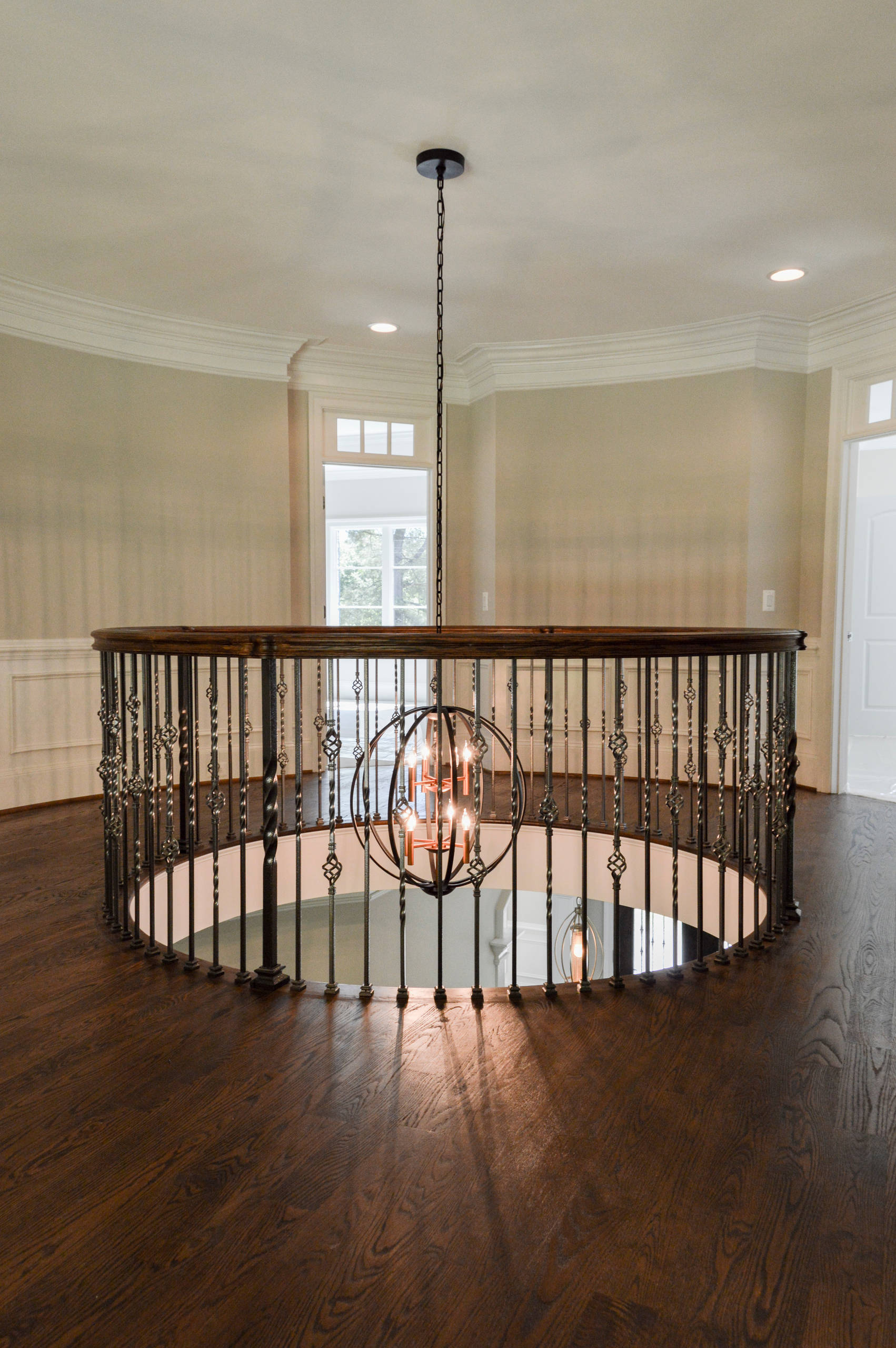 38_European Style Circular Balcony and Multi-level Staircase, Middleburg, VA 201