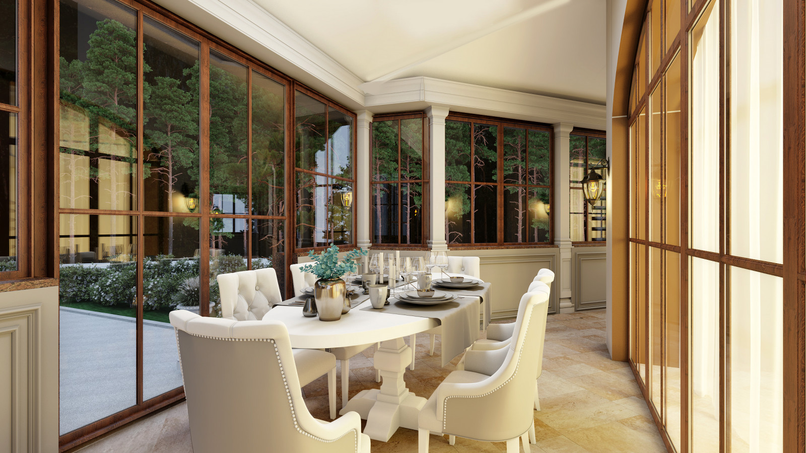 Зимний сад интерьер.Трувиль