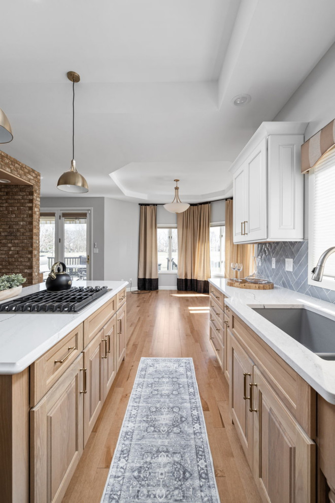 Inspiration for a transitional kitchen remodel in Indianapolis