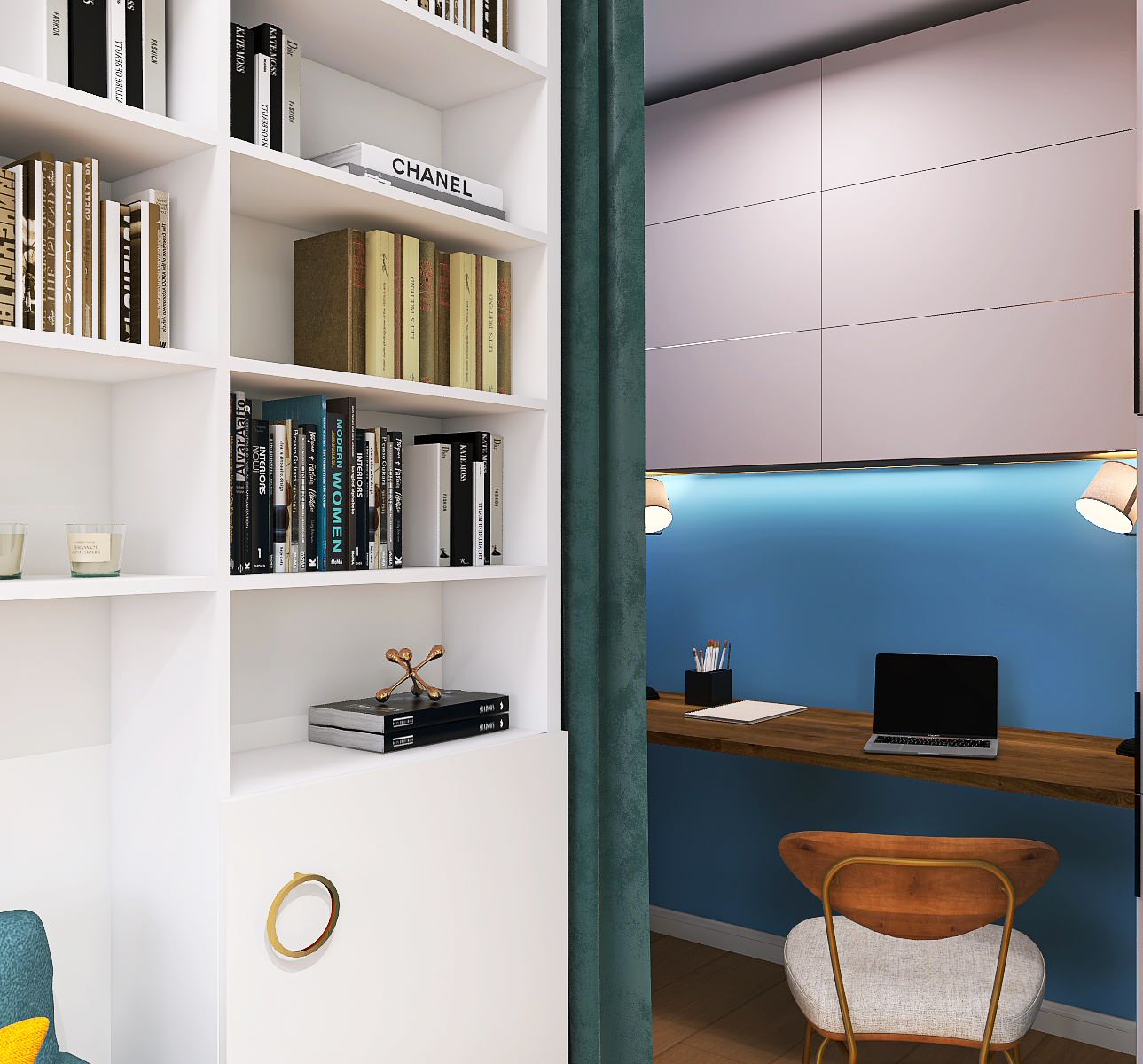 Двухкомнатная квартира в стиле фьюжн