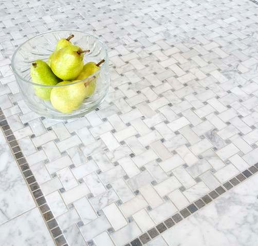 Basketweave Mosaic Tiles - Traditional - Mosaic Tile - by Mission Stone