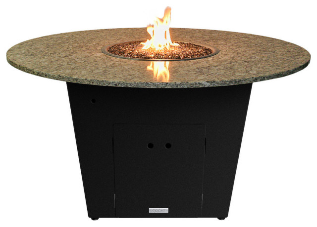 Round Fire Pit Table 60 D Natural Gas, Top Natural Gas Fire Pits