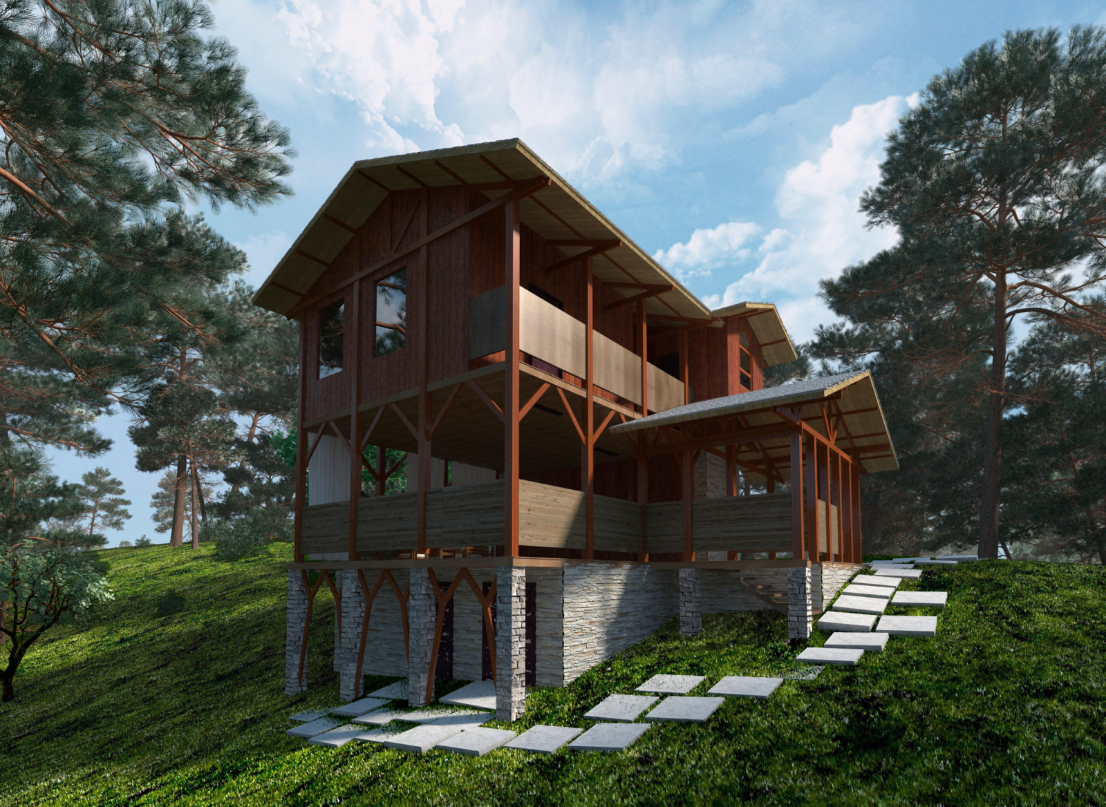 Гостевой летний дом