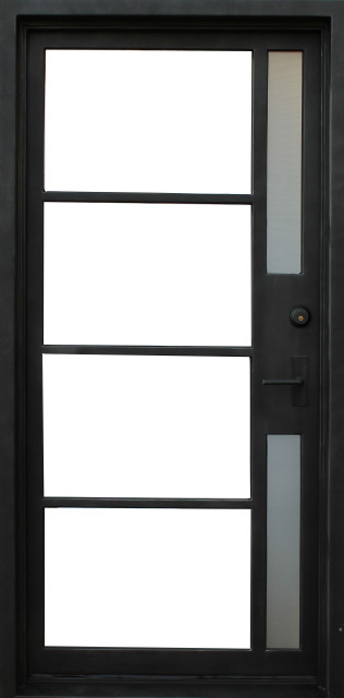 Glass Iron Door, Left Hand Inswing
