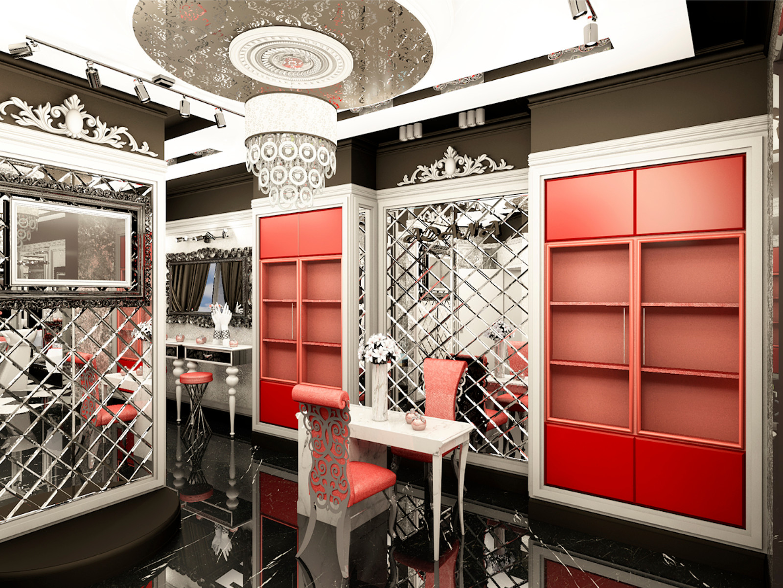 Дизайн бутика и салона красоты