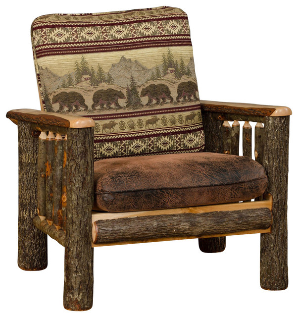 rustic arm chair