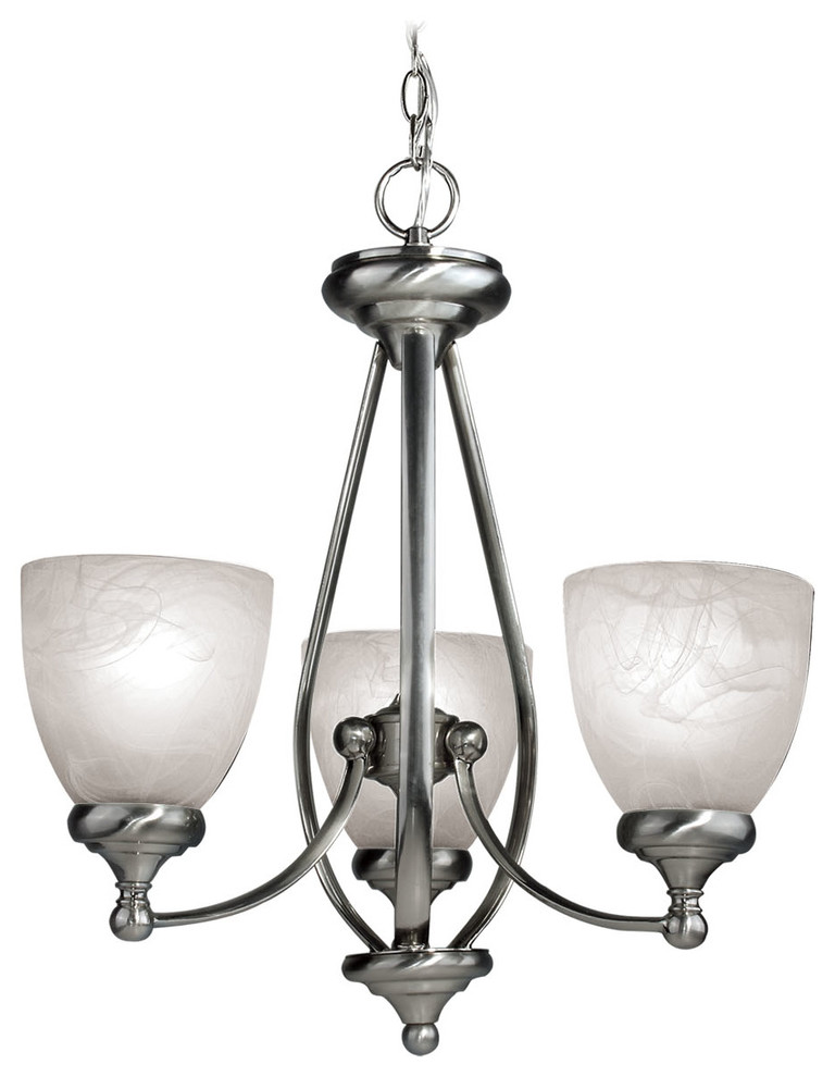 Woodbridge Lighting Kenshaw Chandelier, 3l 18"d Traditional Chandeliers by Woodbridge