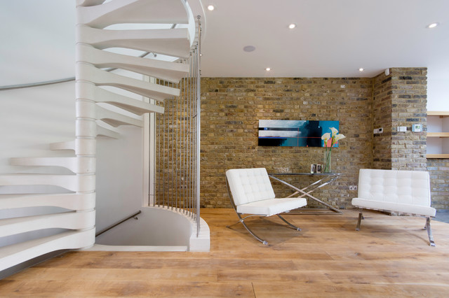 Leinster Mews, Bayswater, W2 contemporary-living-room