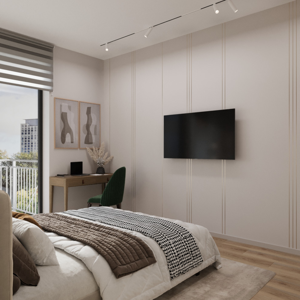 ЖК Level Нагатинская. Спальня 14м2