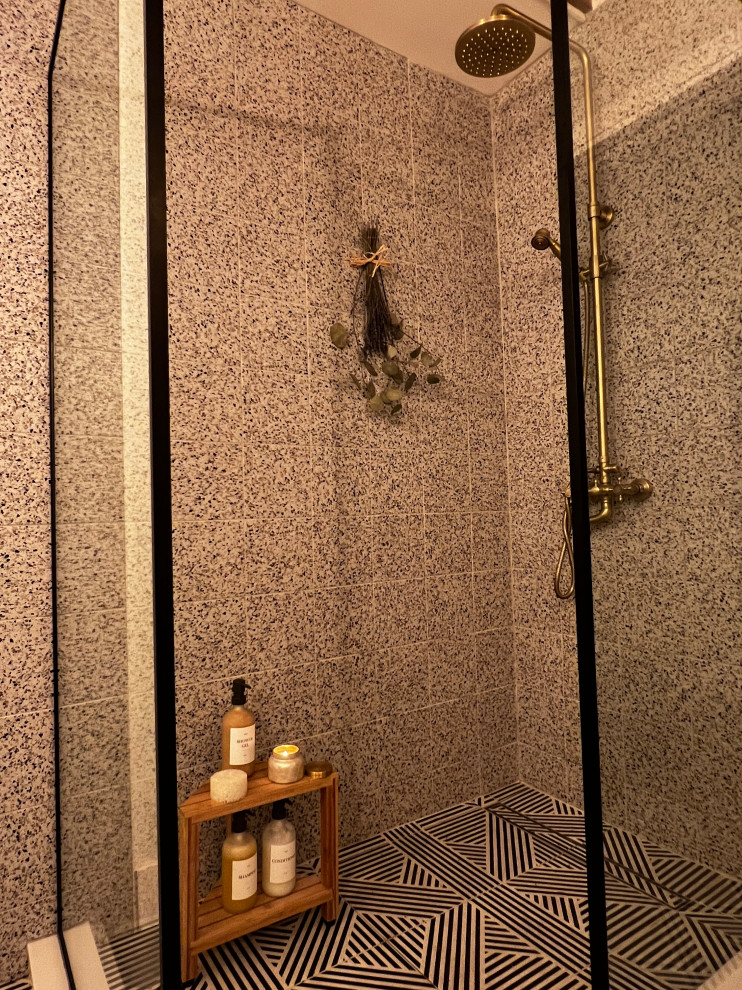 Euro-vintage Master Bath