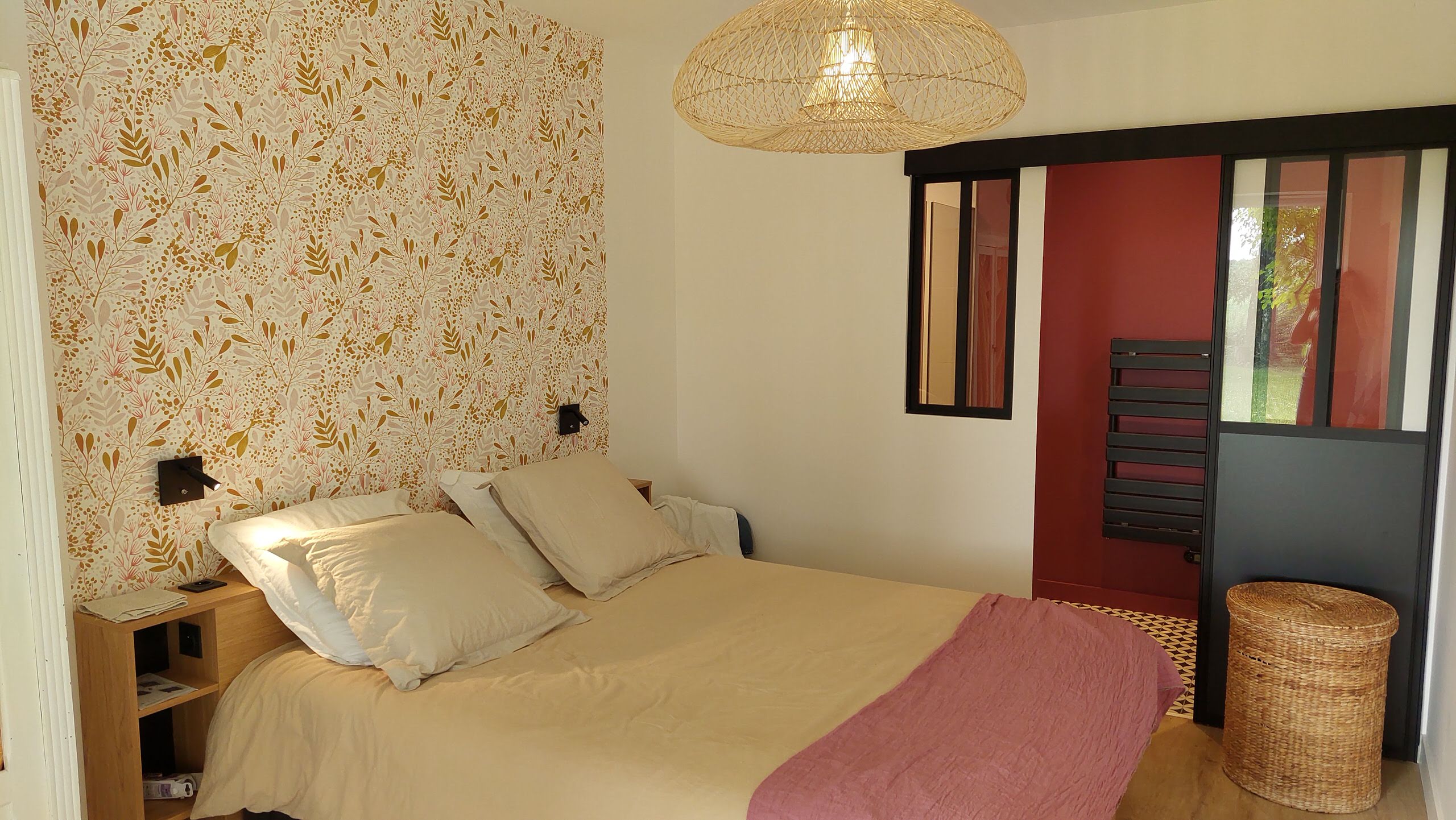 Chambre revisitée et ajout d'une salle d'eau